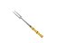 Garfo Espeto p/Churrasco de Aço Inox c/Cabo Plástico Bambu - Imagem 1