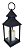 Lanterna Decorativa Preta c/ Vela de Parafina a Pilha NYK-506 - Imagem 1
