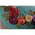 Capa de Almofada Quadrada Xadrez e Aplique de Flores - Imagem 4