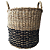 Cesto de Fibra Natural Cilindro com Alça - Imagem 2
