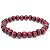 Pulseira Contas Madeira 8MM Vinho - Imagem 1