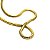 Cordão Colar Aço Inoxidável 70cm Dourado - Tail - Imagem 3