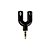 Adaptador P3 X P2 Duplo Fone - Microfone - Imagem 2