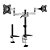 Suporte para 2 Monitores de 13" a 27" VESA 75x75 à 100x100 - SBRM723 - Imagem 1