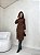 VESTIDO MIDI MARROM - Imagem 1