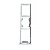 CHAPA SUPORTE MOTOR VENTILADOR DOBRADO SPLIT ELGIN 12.000 BTUS - HWFE/QE12 - HVFE/QE12 - Imagem 2