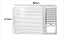 FRENTE PLÁSTICA 308 HORIZONTAL AR DE JANELA SPRINGER SILENTIA MINIMAXI 12.000 BTUS - GW05836003 - Imagem 3