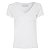 T-Shirt Essential Modal Branca Gola V - Imagem 1