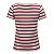 T-Shirt Gola C Listras Linho Off White & Red - Imagem 2