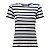 T-Shirt Gola C Listras Linho Off White & Blue - Imagem 1