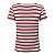 T-Shirt Gola V Listras Linho Off White & Red - Imagem 2