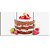 Quadro Bolo Naked Cake Recheado com Morango 28x60 - Imagem 1