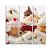 Quadro Decorativo Cup Cake Vários Sabores 60x60 - Imagem 1