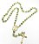 Terço Guadalupe Cristal Premium Folheado Ouro 18k Premium - Imagem 1