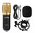 Microfone Condensador BM-800 Waver + Espuma + Aranha + Cabo - PRETO C/ DOURADO - Imagem 4