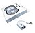 Placa de Som USB 7.1 Placa de Áudio Com Entrada Para Fone de Ouvido e Áudio - Imagem 1