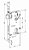 Fechadura 3F 740 M117 Banheiro Roseta Quadrada Antique - Imagem 4