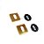 Roseta Imab 0081 Quadrada para Cilindro 3000 Latão Dourado - Imagem 1