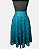 Saia Godê Paetês Turquesa M - Imagem 1