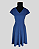 Vestido Azul Evasê Tamanho M - Imagem 1