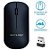 Mouse Slim Sem Fio Multilaser 1200dpi 2.4ghz Plug E Play Preto Mo307 - Imagem 1