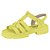 Sandalia Gladiadora Flatform Tratorada Moleca Neon - Imagem 7