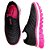 Tenis Infantil Feminino Preto Lurex Novope Solado Pink - Imagem 4
