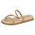 Sandalia Flatform Strass Cristal Beira Rio Conforto Tranca - Imagem 2