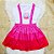Vestido Infantil  Peppa Pig Jardineira + Blusa - Imagem 1