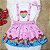 Vestido Infantil Popit Festa - Jardineira + Blusinha + Laço - Imagem 1