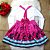 Vestido Infantil Tiktok Manga Longa - Completo com Laço Luxo - Imagem 2