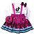 Vestido Infantil Tiktok Manga Longa - Completo com Laço Luxo - Imagem 1
