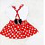 Vestido Infantil  Minnie Mouse com Tiara Menina - Imagem 3