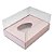 Caixa Páscoa para Ovo de Colher - 3 em 1 - 250 g./ 350 g./ 500 g. - Rosa - Tam. 21x15x9,5 cm. - Imagem 2