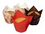 Tulipas Forneáveis p/ Cupcake – Marrom c/ Dourado - Tam. 15x15x5 cm. - Pacote c/ 25 unid. - R$ 0,45 un. - Imagem 2