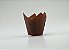 Tulipas Forneáveis p/ Cupcake - Marrom - Tam. 15x15x5 cm. - Pacote c/ 25 unid. - R$ 0,45 un. - Imagem 1
