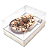 Caixa Páscoa para Ovo de Colher - 3 em 1 - 250 g. / 350 g. / 500 g. - Diversas Cores e Estampas - 21x15x9,5 cm - Imagem 1