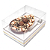 Caixa Páscoa para Ovo de Colher - 3 em 1 - 250 g. / 350 g. / 500 g. - Diversas Cores e Estampas - 21x15x9,5 cm - Imagem 3