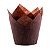 Formas Papel Tulipas Cupcakes/muffin C/25 Und Marrom Lisa - Imagem 1