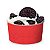 10 Potinho C/ Tampa Bolha Vermelho 240ml  Bolo Pote Forneável - Imagem 3