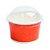 10 Potinho C/ Tampa Bolha Vermelho 240ml  Bolo Pote Forneável - Imagem 1
