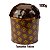 Forma Forneavel Para Panetone 100g | Marrom 70x60mm - (12 unidades) - Imagem 2