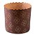 Forma Forneavel Para Panetone 100g | Marrom 70x60mm - (12 unidades) - Imagem 1