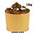 Forma Forneavel Para Panetone 250g | Kraft 90x90mm - (12 unidades) - Imagem 2