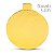 10 Bases Laminadas Redondo Porta Doces Cake Boards  5,5cm Dourado - Imagem 1