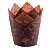 Formas Papel Tulipas Cupcakes/muffin C/25 Und Marrom Dourado - Imagem 1