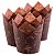 Formas Papel Tulipas Cupcakes/muffin C/25 Und Marrom Dourado - Imagem 2
