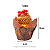 Formas Papel Tulipas Cupcakes/muffin C/25 Und Marrom Dourado - Imagem 3