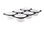 Bandeja muffin - Tam. 50x40 mm - Branca - 24 muffins por bandeja - Imagem 1