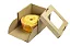 Caixa para Bolo 01 Und 16,5x16,5x12 Com Visor Kraft - Imagem 1